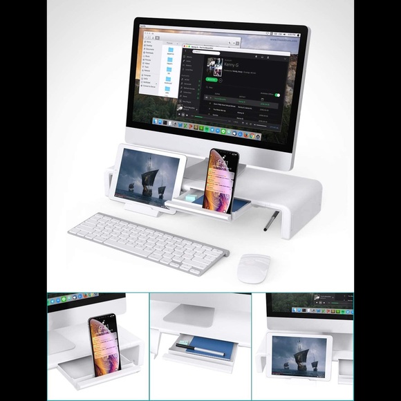 ⚡️🚚 MOVING SALE! 🖥 Monitor Stand Riser - Picture 6 of 10